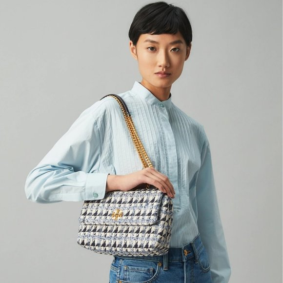 ✨NeW! Tory Burch Kira Tweeted Small Shoulder Bag - Picture 17 of 17